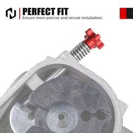 NICECNC Red Idle Adjustment Screw Compatible with Gas Gas EC250 300 EX300 2021-2023 Compatible with Husqvarna TE150i 2020-2023 TE i 250 300 2018-2023 See Fitment