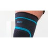 MEDWAY Rodillera Elástica Deportiva Premium Color Negro - Azul
