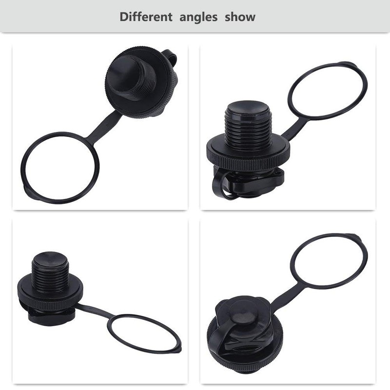 2Pcs Inflatable Boat Valve, Inflatable Boat Spiral Air Plug, Air