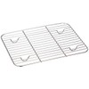 Sindo ABT05025 Square Bat Net for Cabinets, Fine, 18 Chrome,