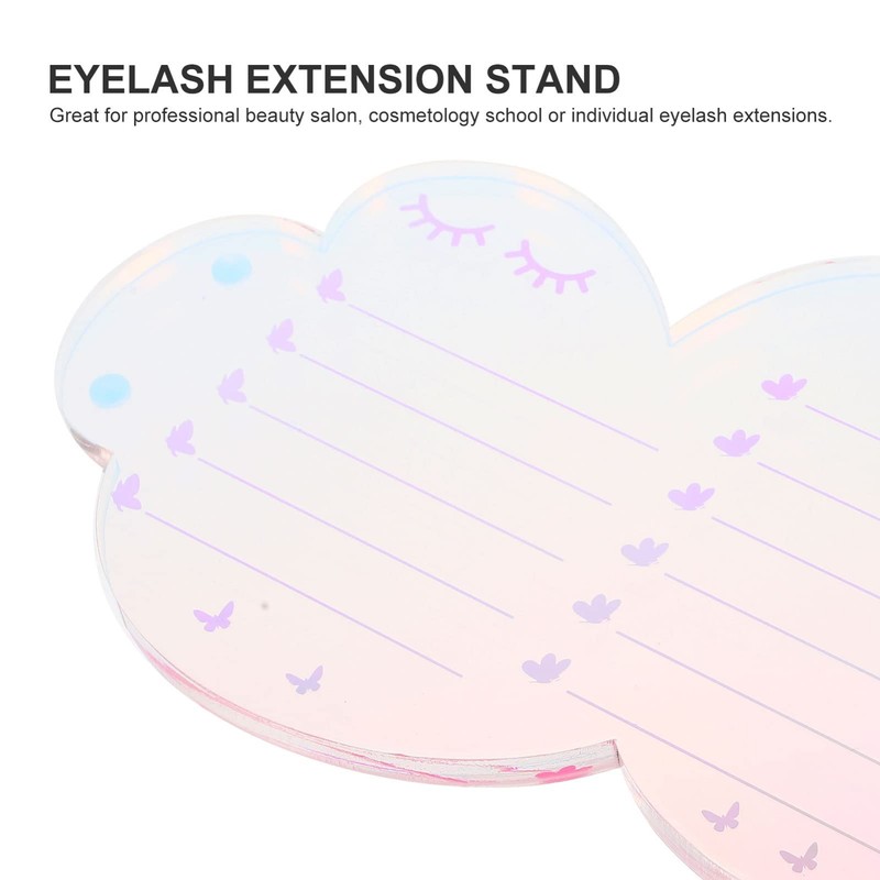 FOMIYES Eyelash Extension Supplies Magnetic Lash Tray Acrylic Platform Perfect