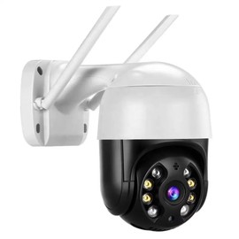 ZINKER Camara Seguridad Exterior WiFi 4mp 2K, 2560 x 1440, PTZ, Autoseguimiento, Visión Nocturna a Color WiFi ONVIF App iCSee 4MP