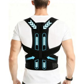 Corrector Postura Espalda Para Hombre Y Mujer Ajustable v