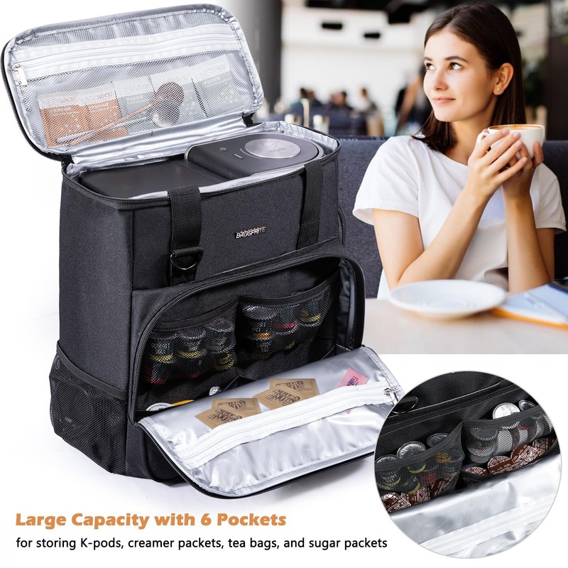 BAGSPRITE Coffee Maker Travel Bag Compatible with Keurig K-Mini or