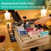 Amcortn Card Display Shelf - Wooden Playing Card Display Card