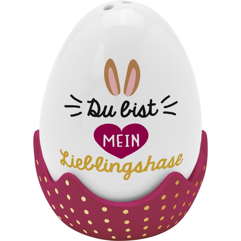GRUSS & CO 48584 Egg Cup Shaker Set with "Favourite