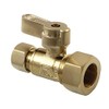Kingston Brass KF5335PB 5/8" OD x 3/8" OD Comp Straight