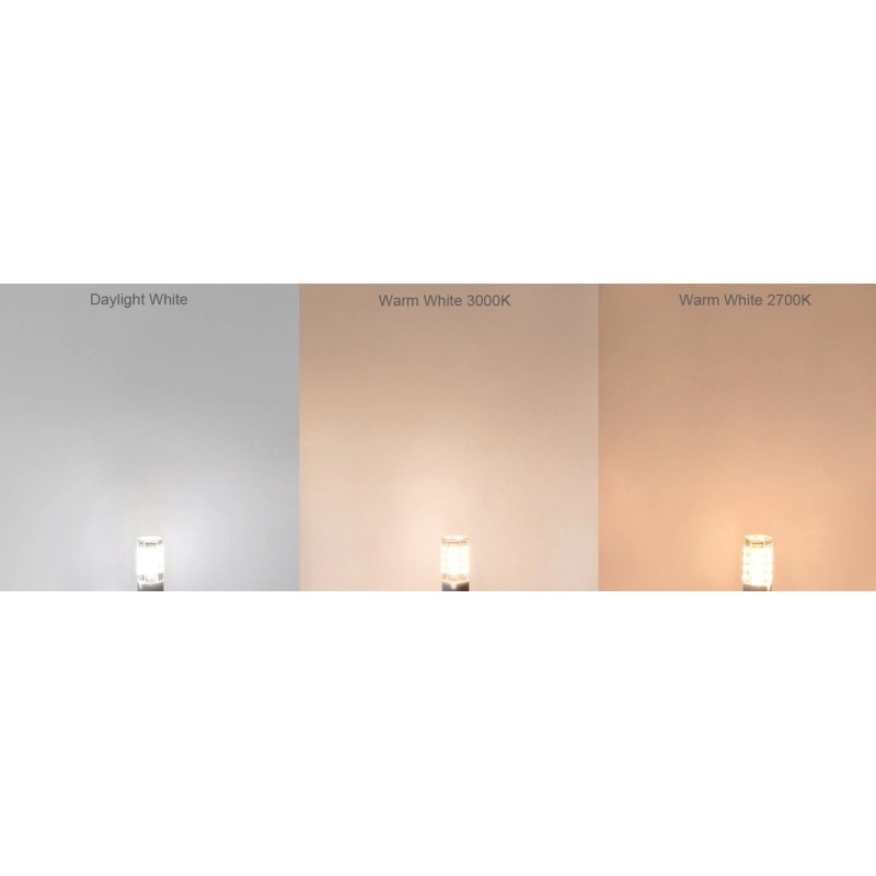 CBconcept 10-Pack, 120 Volt LED GY6.35, 330 Lumens, 3.5 Watt