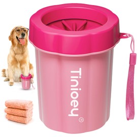 Tinioey Tinioey Dog Paw Cleaner | Medium Paw Washer for Dogs | Pet Foot Cleaner with 3 Absorbent Towels