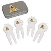 Azeeda 'Golden Retriever' Golf Divot Tool/Repair Fork Gift Set (GO00040113)