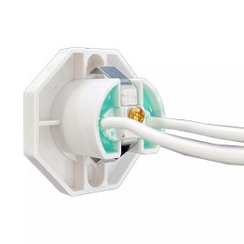 Allanson Kulka 582GDF Replacement 660W 1000V Flush Mount Snap In R17d HO Light Socket