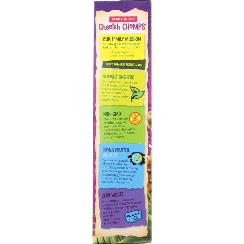 NATURES PATH CEREALS KIDS CHEETAH CHOMPS OR 10 OZ