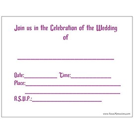 Wedding Rings Wedding Invitation - 50/Pack