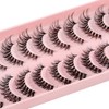 3D False Eyelashes, Natural Eyelashes, Pure Handmade Natural Look, Fluffy