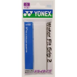 YONEX Badminton Grip Tape Water Fit Grip 2 (Pack of 30), White (011) AC15030
