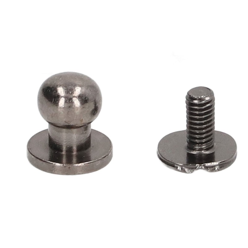 200 Sets Monk Rivet High Gloss 8x6mm Exquisite Workmanship Leather