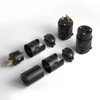 Oviitech Electrical Replacement Plug Connector Set, Extension Cord Ends Male