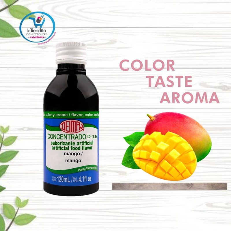 Deiman Artificial Food Flavoring Mango Concentrate (4 fl.oz.)