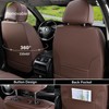 Coverado Car Seat Cover Front Seats, Brown Seat Covers Front