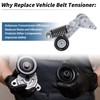 A ABSOPRO Belt Tensioner Drive Belt Tensioner Pulley Assembly for