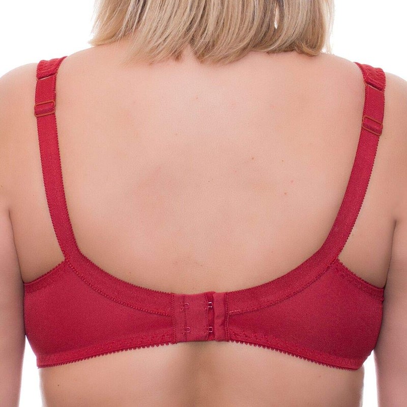 Wide Strap Bra Plus Size Full Coverage Underwire Support Panels