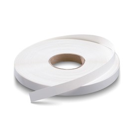 FAKILO Melamine Edge Banding, White Pre-glued Veneer Edge Banding for Cabinet Repair Furniture Restoration (3/4" x 250ft)