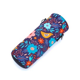 AMARY 500ML Neoprene Water Bottle Carrier Bag with Adjustable Shoulder Strap,Insulated Water Bottle Cover for Stainless Steel/Glass/Plastic Bottles 16.9OZ (Birds)