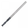 sourcing map Square Nose End Mill, 4mm Tip Dia Solid