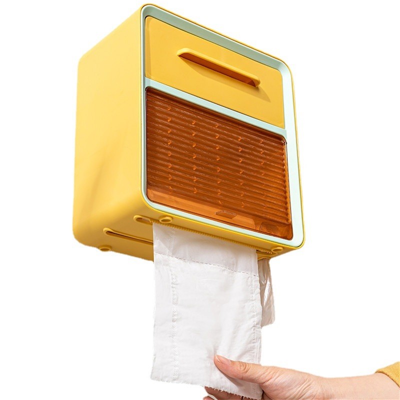 Toilet Paper Roll Box Waterproof Wall Mount Toilet Tissue Holder