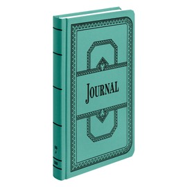 Boorum & Pease 66 Series Account Book, Journal Ruled, Green, 500 Pages, 12-1/8" x 7-5/8" (66-500-J)