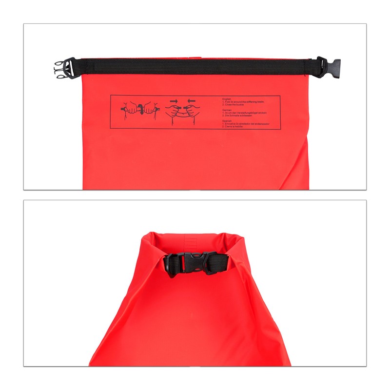 Relaxdays Ocean Pack 10 Litre Waterproof Dry Bag Ultralight Dry