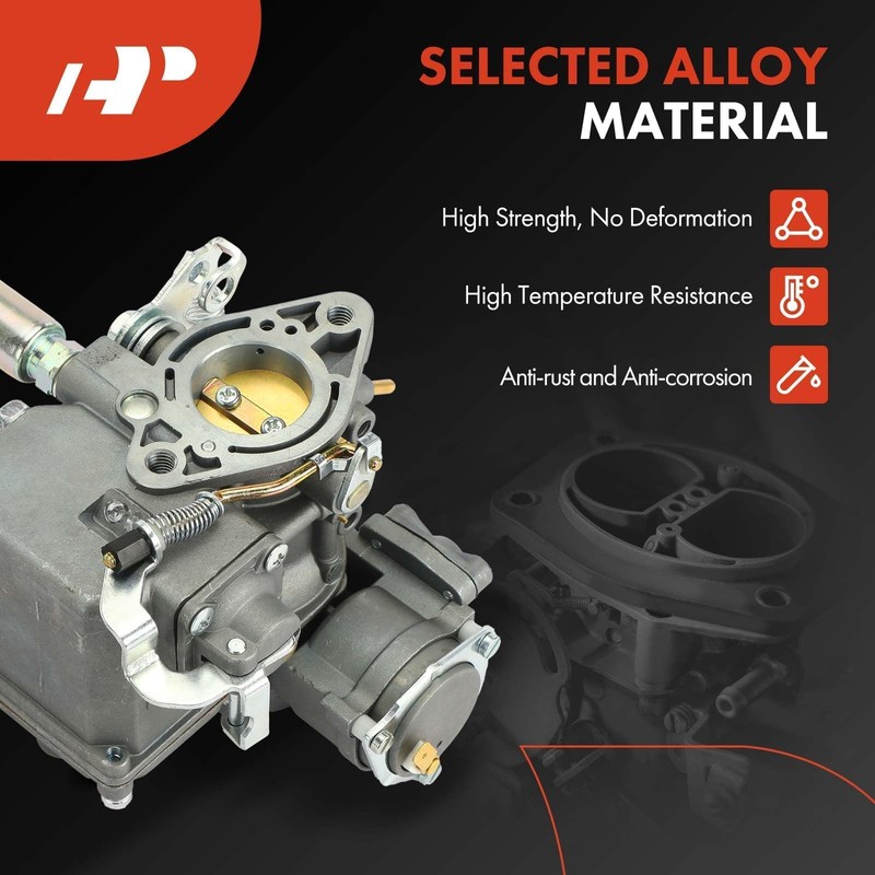 A-Premium 1 Barrel Carburetor Compatible with 1975-1982 Air-cooled Volkswagen Beetle
