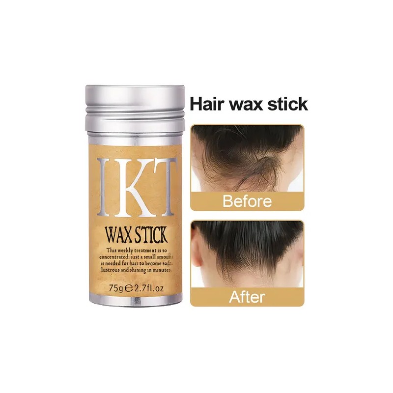 Barra De Cera Fijadora Para Cabello Dañado Ikt 75g