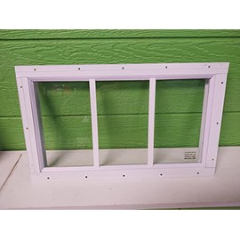 10x18 White Transom Windows. Great for Sheds, Barns, and Playhouses!