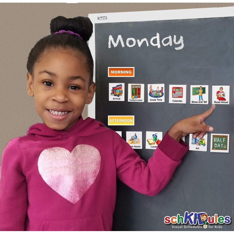 SchKIDules 87 Pc Education Collection Combo Pack for Visual Schedules,