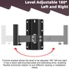 Fixirons Speaker Wall Mount Heavy Duty Adjustable for 4positions& 180°