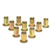 (STRAIGHT) Nut Rivets Steel 10 Pieces M6 x 1.0 12-7552