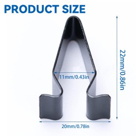 20Pcs Rustproof Car Console Dash Trim Useful Metal Dash Retainer Clips Automotive Car Car Front Console Trim Clip for Cars Replacements