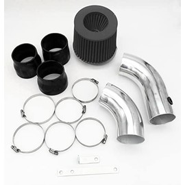 Performance Cold Air Intake System Kit Compatible For 1996-2001 Bravada 4.3L V6 1997-2000 Hombre 4.3L V6 (Black)
