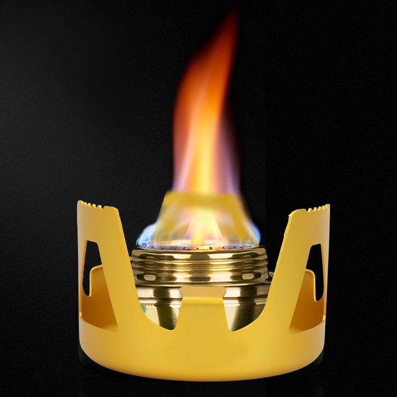Outdoor Portable Ultra Light Mini Cooking Spirit Burner Alcohol Fuel