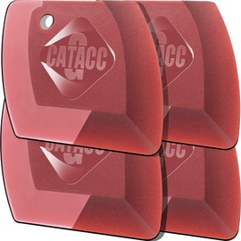 G.CATACC Pan Scraper, Durable Pot Scraper Dish Scraper, Flexible Kitchen Pan Scraper Tool Non Scratch for Cast Iron, Pot and Pan, Dish Cleaning- Pack of 4