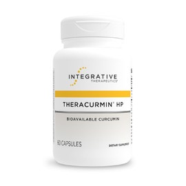 Integrative Therapeutics Theracurmin HP - High Absorption Turmeric & Curcumin Supplement - 27x More Bioavailable - Relief of Minor Discomfort Due to Occasional Overuse* - Vegan - 60 Capsules