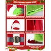 Earado Christmas Green Big Monster Santa Costume for Men 7