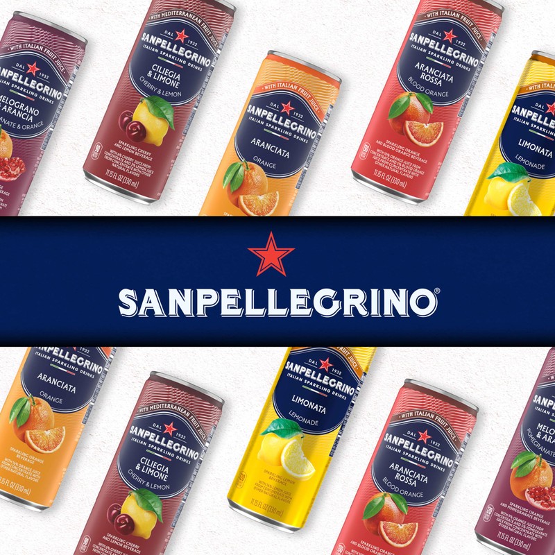 Sanpellegrino Italian Sparkling Drink Limonata, Sparkling Lemon Beverage, 24 Pack