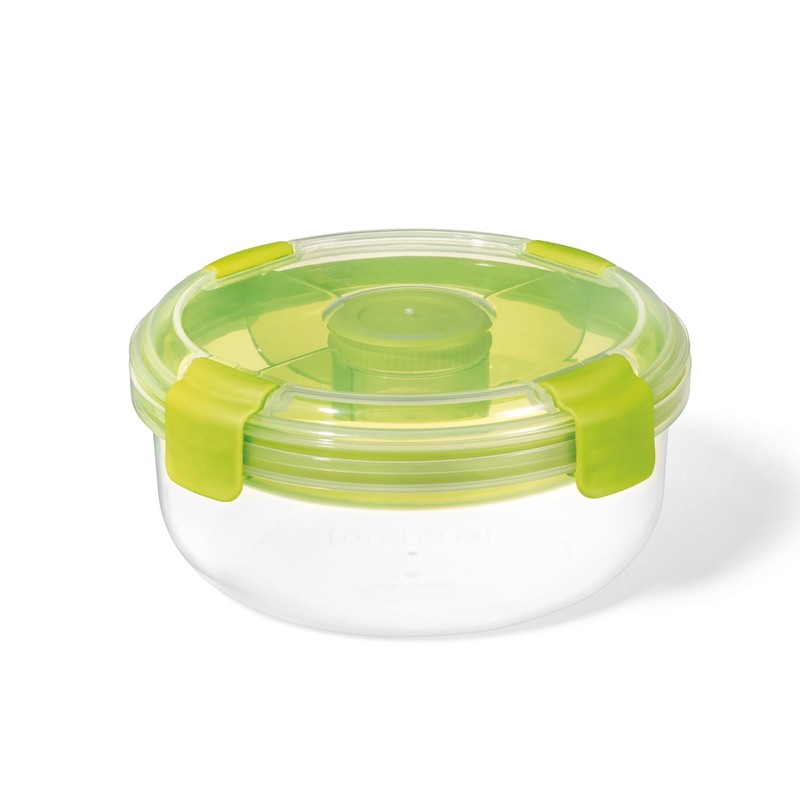 STARFRIT Easy Lunch Salad Container - Removable Tray and Dressing