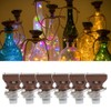 6PCS 20LED Solar String Lights Waterproof Wine Bottle Cork Lamp
