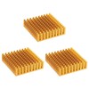 PATIKIL Heatsink 40x40x11mm, 3 Pcs Aluminum Cooler Radiator Heat Sink