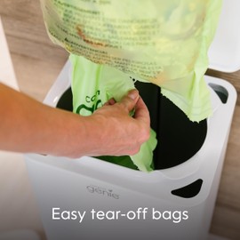 Compost Genie 3.6 Gallon Compostable Bags, 20 Count, Sturdy for Food Waste, Compatible with Kitchen Compost Genie Bins, ASTM D6400 Certified