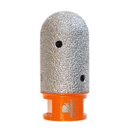 Diamond Finger Milling Bits,BRSCHNITT 1-3/16 Inch 30mm Dry Core Drill Bit with 5/8-11 Thread for Enlarging Shaping Existing Holes of Porcelain Tile Ceramic Marble Granite Countertop