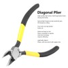 Diagonal Plier High‑Carbon Steel Body 2‑Color Non‑Slip Handle Rebound‑Tail 5‑Inch